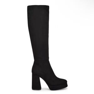 Nine West Vadda Block Heel Knee-High Boots